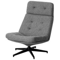 Fotoliu Ikea Havberg Black Gray