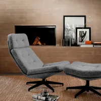 Fotoliu Ikea Havberg Black Gray photo 2