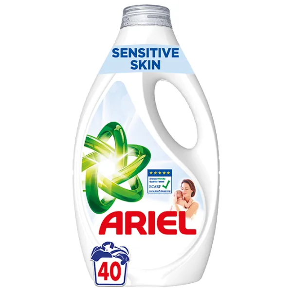 Gel de spălare Ariel Liquid Sensitive  Număr spălări: 40 photo 1