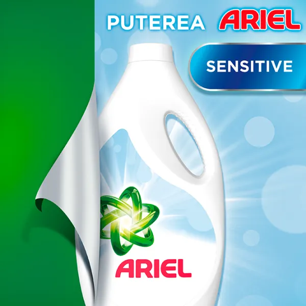 Gel de spălare Ariel Liquid Sensitive  Număr spălări: 40 photo 7