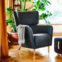 Fotoliu Ikea Oskarshamn Beige Dark Gray photo 2