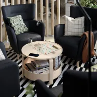 Fotoliu Ikea Oskarshamn Beige Dark Gray photo 6