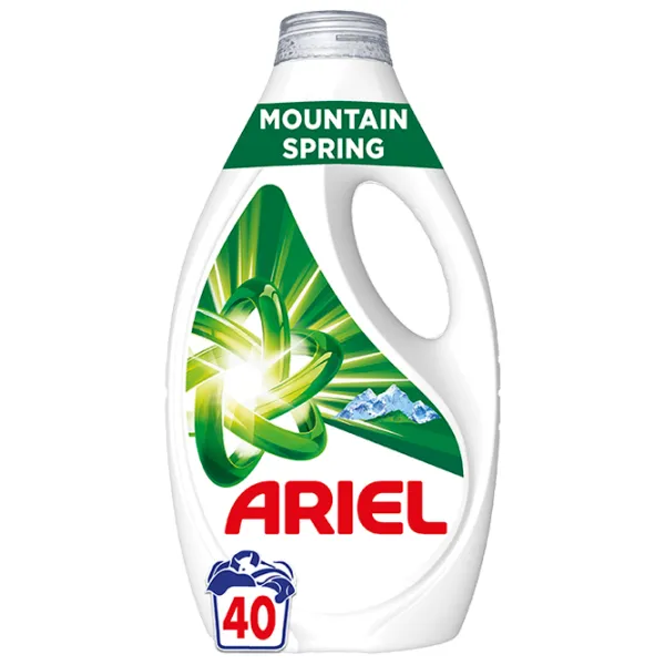 Gel de spălare Ariel Liquid Mountain Spring  Număr spălări: 40 photo 1