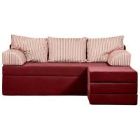 Угловой диван Edka Sirius (01237375) Ткань / Бордо