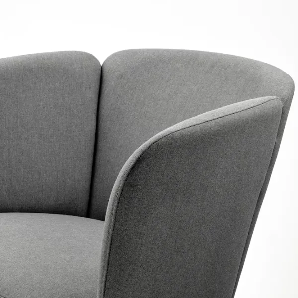 Кресло Ikea Herrakra/Vissle Черный Серый photo 4 Кресло Ikea Herrakra/Vissle Черный Серый photo 4