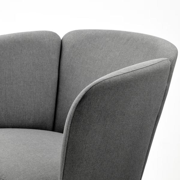 Кресло Ikea Herrakra/Vissle Черный Серый photo 4 Кресло Ikea Herrakra/Vissle Черный Серый photo 4