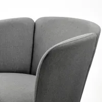 Кресло Ikea Herrakra/Vissle Черный Серый photo 4