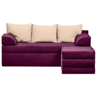 Canapea de colț Edka Sirius (01237376) Stofă / Dark Purple