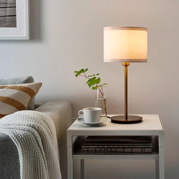 Настольная лампа Ikea Ringsta/Skaftet Латунь photo 5 Настольная лампа Ikea Ringsta/Skaftet Латунь photo 5