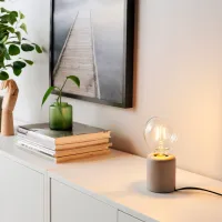 Lampă de masă Ikea Rasegel/Lunnom Gray photo 4