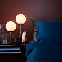 Lampă de masă Ikea Simrishamn Crom photo 3