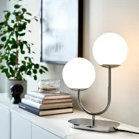 Lampă de masă Ikea Simrishamn Crom photo 5