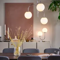 Lampă de masă Ikea Simrishamn Crom photo 6