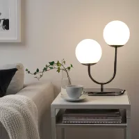 Lampă de masă Ikea Simrishamn Crom photo 7