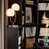 Lampă de masă Ikea Simrishamn Crom photo 8