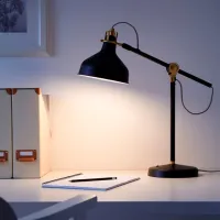 Lampă de masă Ikea Ranarp Black photo 5