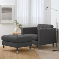 Fotoliu Ikea Landskrona Inox Dark Gray photo 5