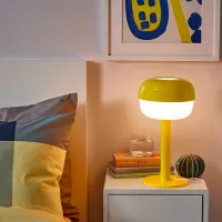 Lampă de masă Ikea Blasverk Yellow photo 5