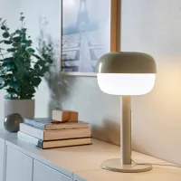 Lampă de masă Ikea Blasverk Beige photo 4