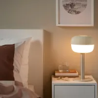 Lampă de masă Ikea Blasverk Beige photo 5
