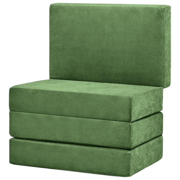 Fotoliu moale pliabil Edka M27  Green / Stofă  photo 1