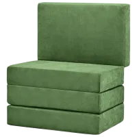 Раскладной пуфик Edka M27  Зеленый / Ткань 