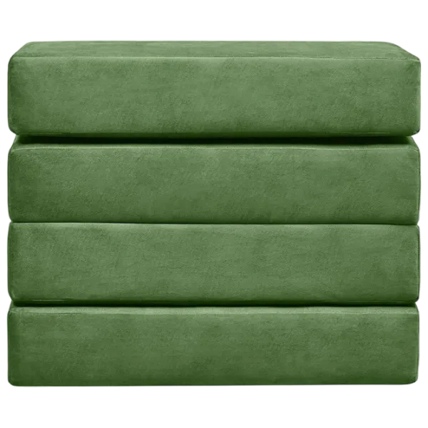 Fotoliu moale pliabil Edka M27  Green / Stofă  photo 2