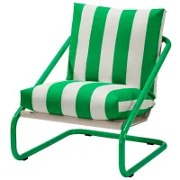 Scaun de grădină Ikea Onnestad/Radbyn Oțel / Poliester / Green White