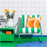 Scaun de grădină Ikea Onnestad/Radbyn Oțel / Poliester / Green White photo 2