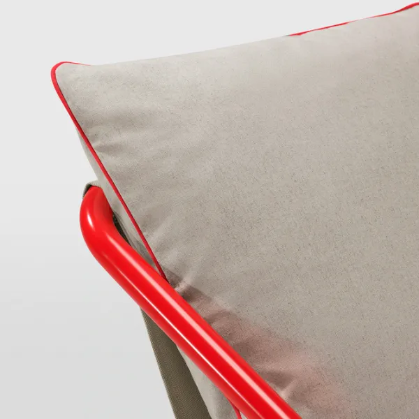 Scaun de grădină Ikea Onnestad/Radbyn Oțel / Poliester / Red White photo 4