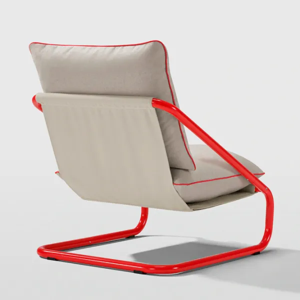 Scaun de grădină Ikea Onnestad/Radbyn Oțel / Poliester / Red White photo 5