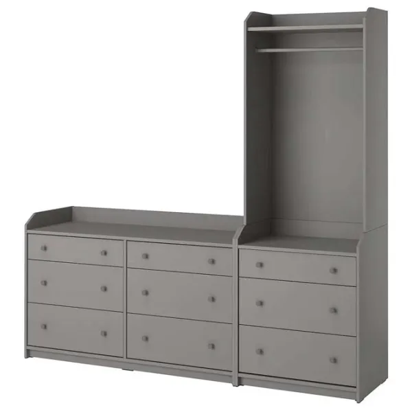Dulap pentru antreu Ikea Hauga MDF / Gray photo 1