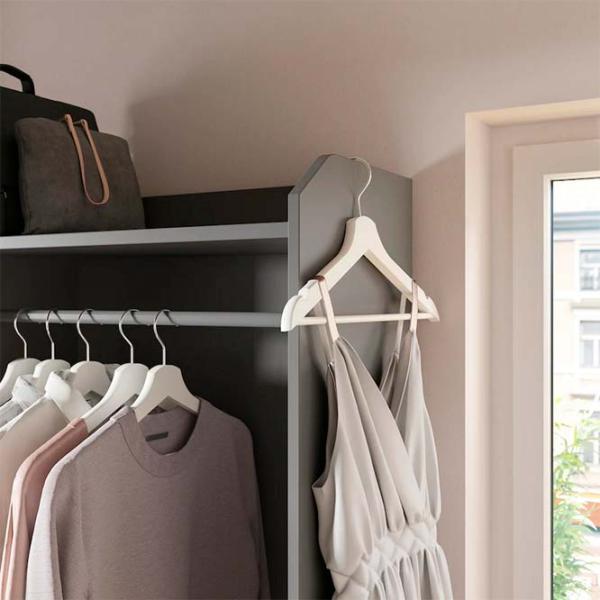 Dulap pentru antreu Ikea Hauga MDF / Gray photo 4