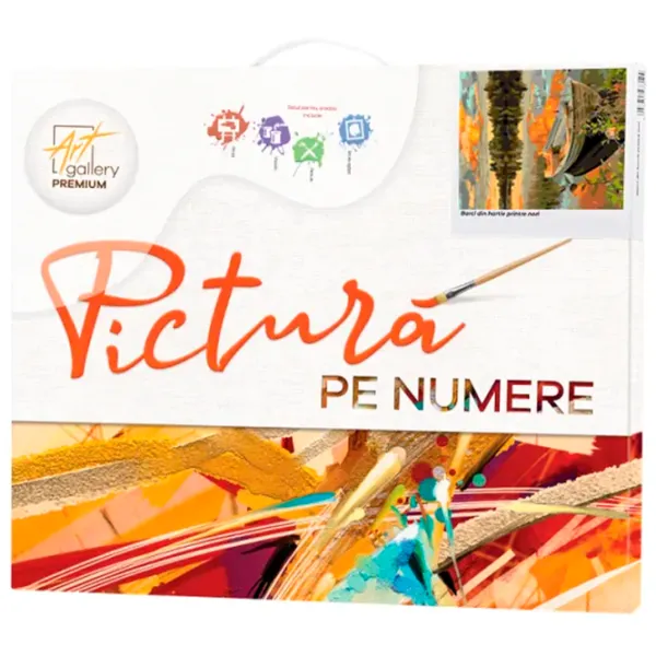 Pictură pe numere Art Gallery Barcă pe iaz EX8480  40 x 30 cm / Verticală photo 2 Pictură pe numere Art Gallery Barcă pe iaz EX8480  40 x 30 cm / Verticală photo 2