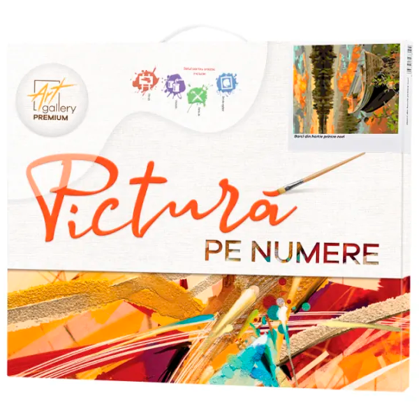 Pictură pe numere Art Gallery Barcă pe iaz EX8480  40 x 30 cm / Verticală photo 2 Pictură pe numere Art Gallery Barcă pe iaz EX8480  40 x 30 cm / Verticală photo 2