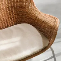 Садовый стул Ikea Fryksas/Risane Натуральный ротанг / Натуральный ротанг / Бежевый White photo 6