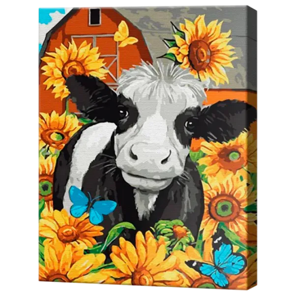 Pictură pe numere Art Gallery Vacuță printre floarea soarelui EX8194 40 x 30 cm / Verticală photo 1 Pictură pe numere Art Gallery Vacuță printre floarea soarelui EX8194 40 x 30 cm / Verticală photo 1