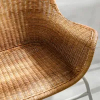 Садовый стул Ikea Fryksas Искусственный ротанг / Искусственный ротанг / Бежевый White photo 2