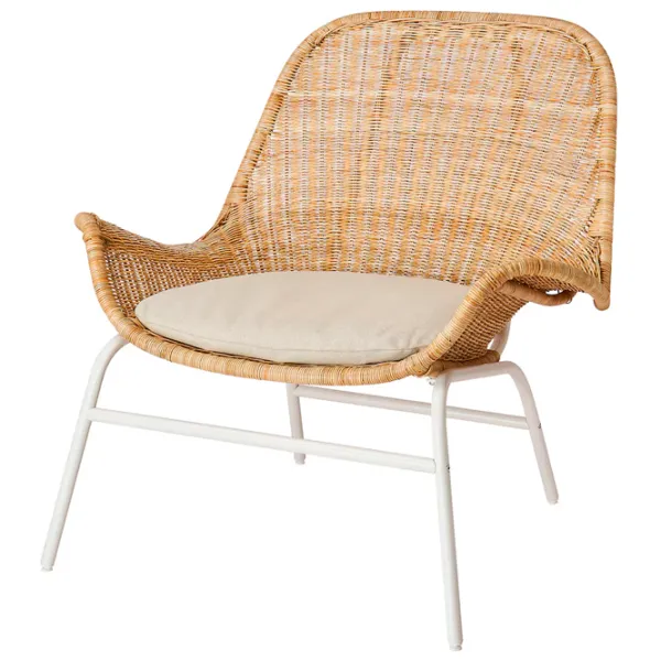 Scaun de grădină Ikea Fryksas  Ratan artificial / Ratan artificial / Beige White photo 8 Scaun de grădină Ikea Fryksas  Ratan artificial / Ratan artificial / Beige White photo 8