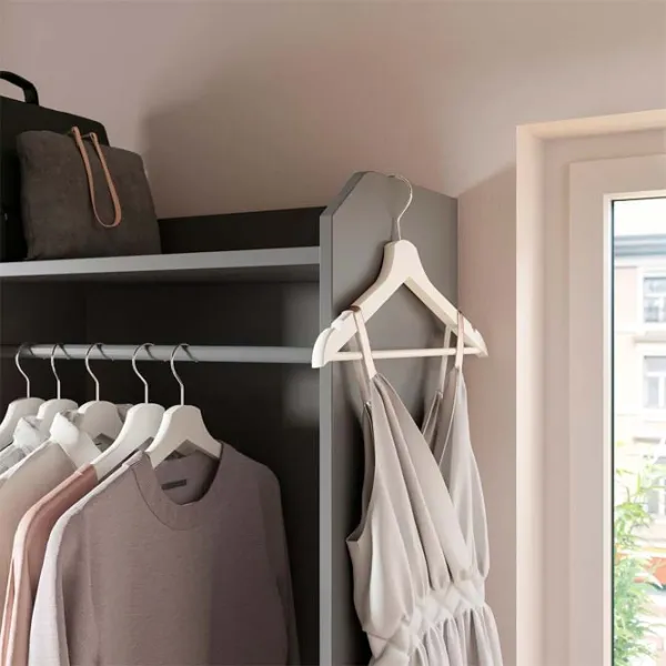 Dulap pentru antreu Ikea Hauga MDF / Gray photo 4 Dulap pentru antreu Ikea Hauga MDF / Gray photo 4