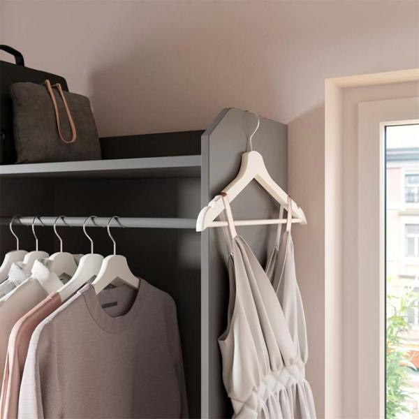 Dulap pentru antreu Ikea Hauga MDF / Gray photo 4 Dulap pentru antreu Ikea Hauga MDF / Gray photo 4