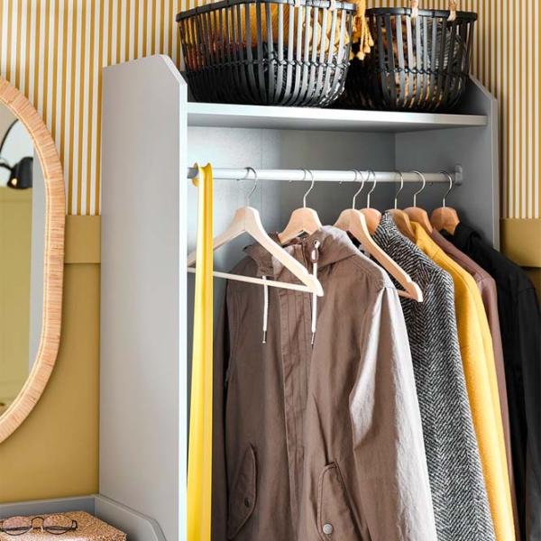 Dulap pentru antreu Ikea Hauga MDF / Gray photo 5 Dulap pentru antreu Ikea Hauga MDF / Gray photo 5