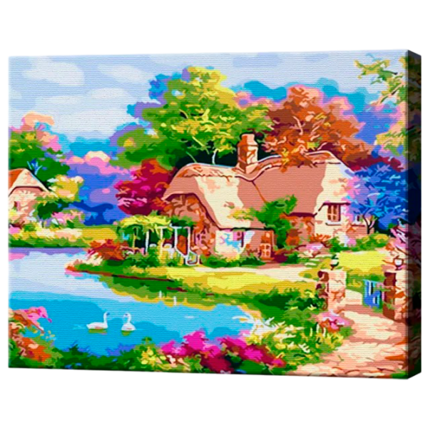 Pictură pe numere Art Gallery Satul vara EX8426 40 x 30 cm / Orizontală photo 1