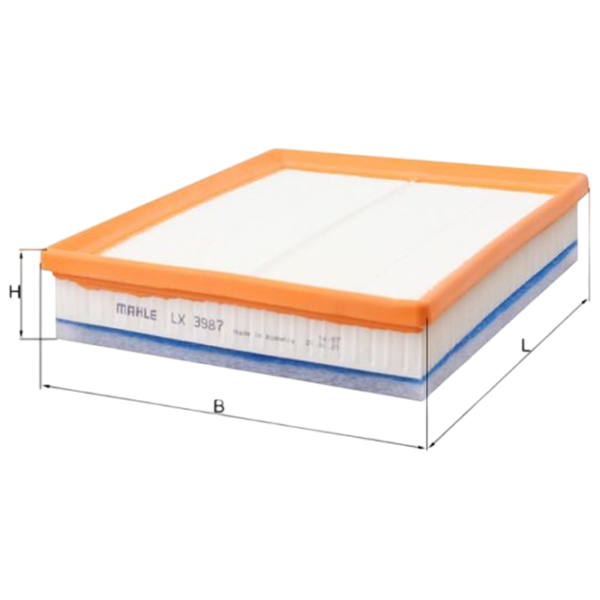 Воздушный фильтр Mahle LX 3987 MHL-LX 3987 photo 5 Воздушный фильтр Mahle LX 3987 MHL-LX 3987 photo 5
