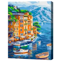 Картина по номерам Art Gallery Туристический городок EX7667 40 x 30 cm / Вертикальная