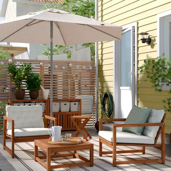 Scaun de grădină Ikea Nammaro Masiv / Masiv / Brown Brown photo 4 Scaun de grădină Ikea Nammaro Masiv / Masiv / Brown Brown photo 4