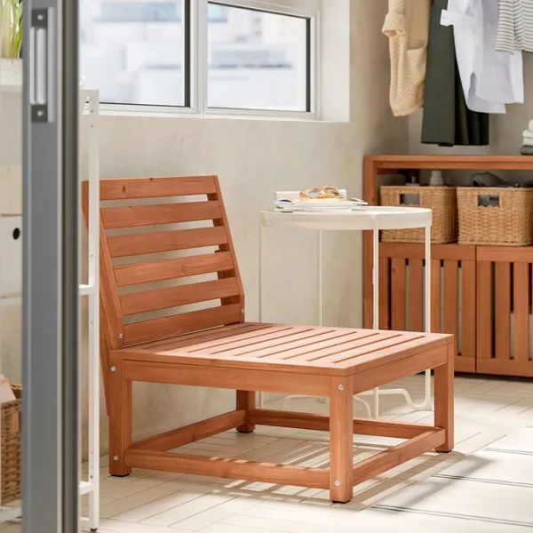 Садовый стул Ikea Nammaro Массив / Массив / Коричневый Brown photo 2 Садовый стул Ikea Nammaro Массив / Массив / Коричневый Brown photo 2