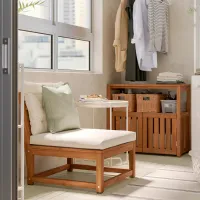 Садовый стул Ikea Nammaro Массив / Массив / Коричневый Brown photo 4