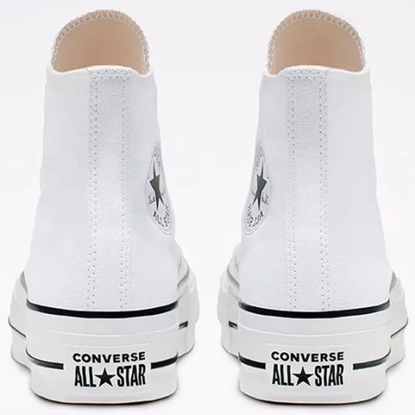 Ghete pentru femei Converse Chuck Taylor All Star Canvas Platform High Top Demisezon / White photo 5