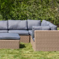 Set mobilă terasă Mobi Garden Kansas Plastic / Plastic / Plastic / Beige photo 5